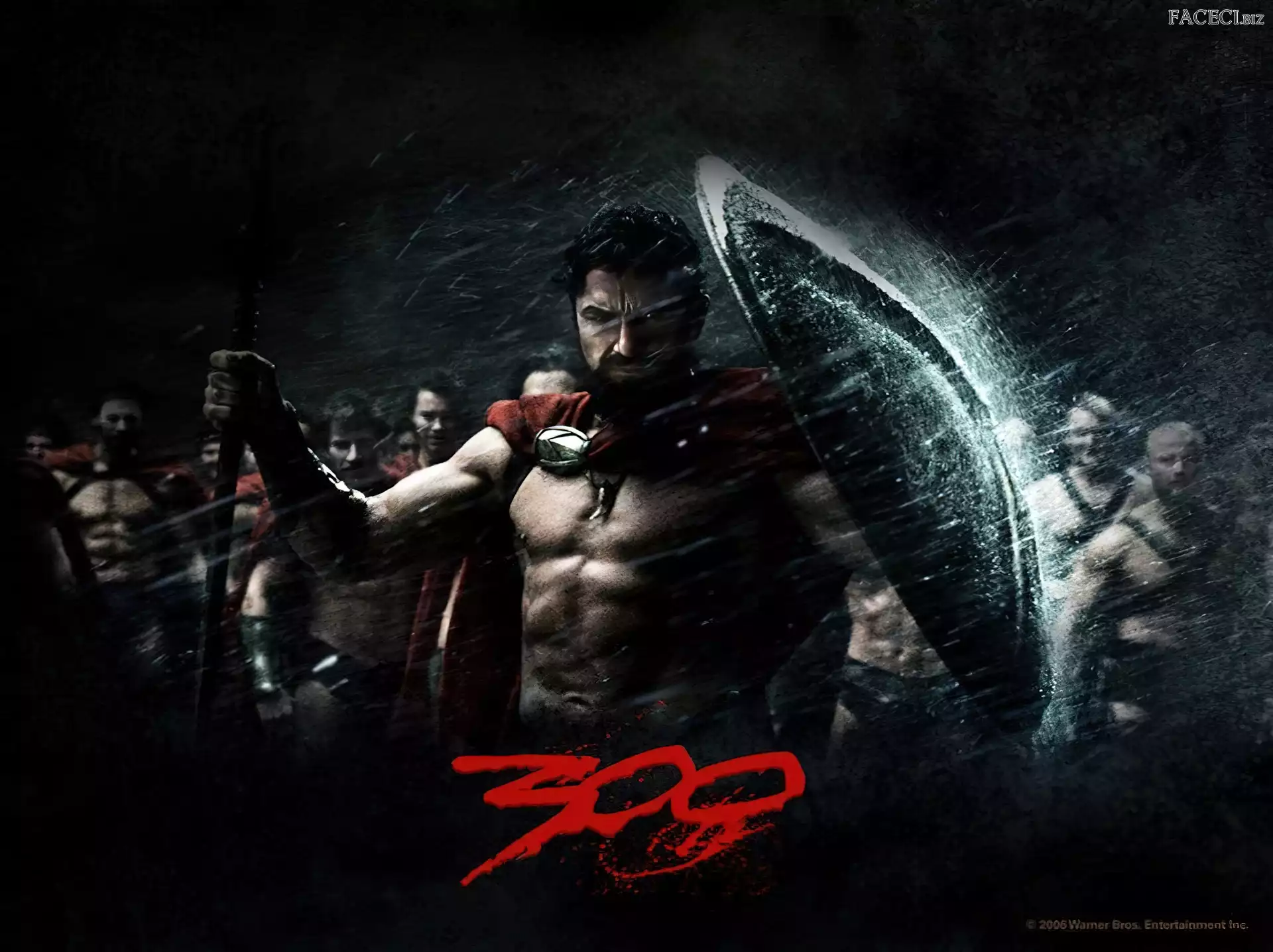 tarcza, Gerard Butler, 300