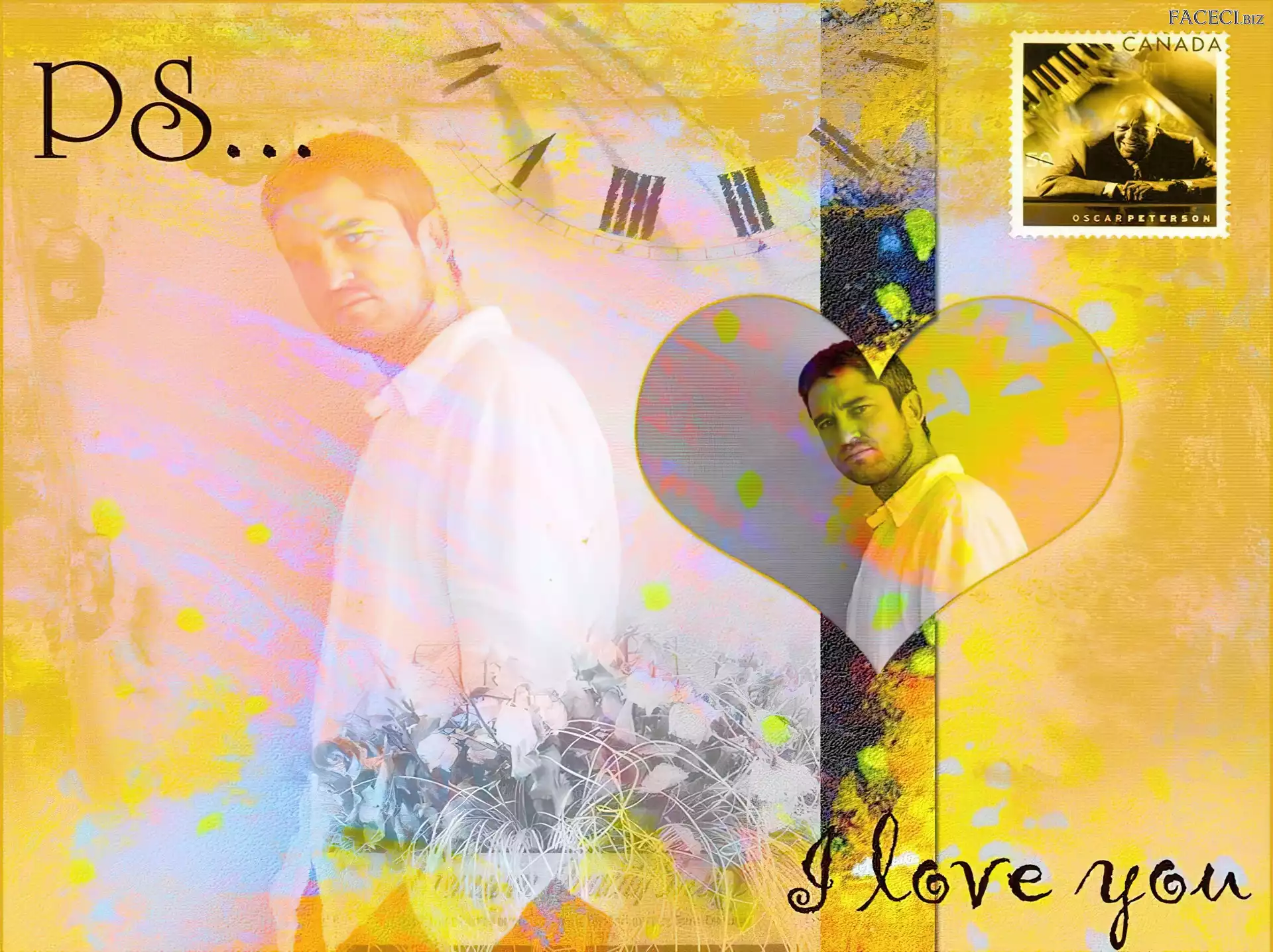 zegar, Gerard Butler, serce